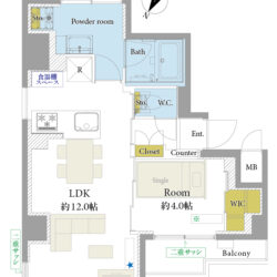 １LDK　R8年1月17にリノベーション工事完了予定です